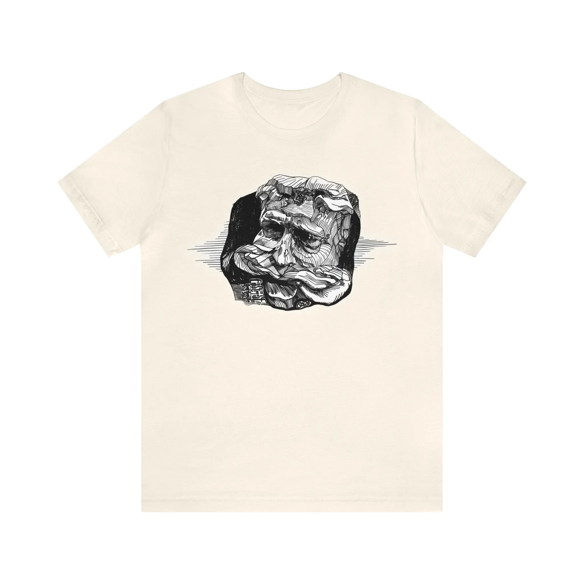 Easternmost Gargoyle of Dunans Bridge Short Sleeve Tee