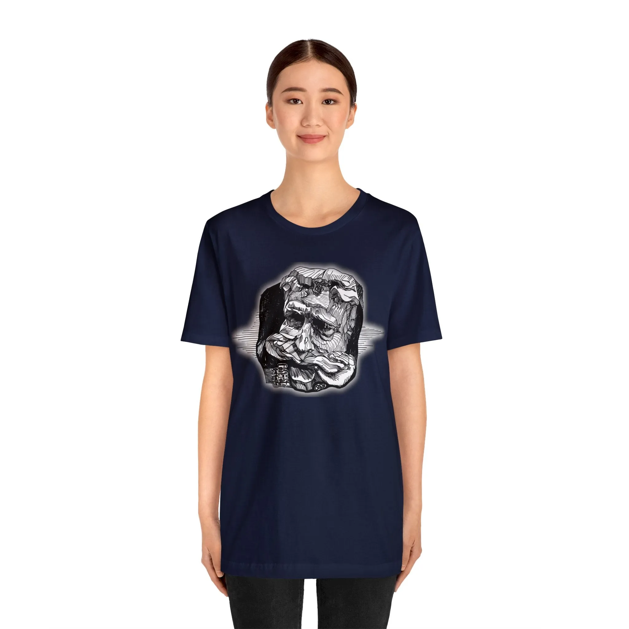 Easternmost Gargoyle of Dunans Bridge Short Sleeve Tee