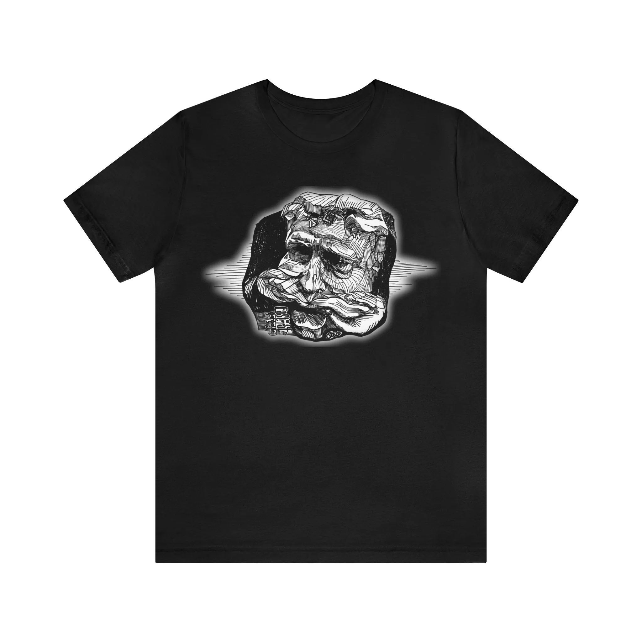 Easternmost Gargoyle of Dunans Bridge Short Sleeve Tee