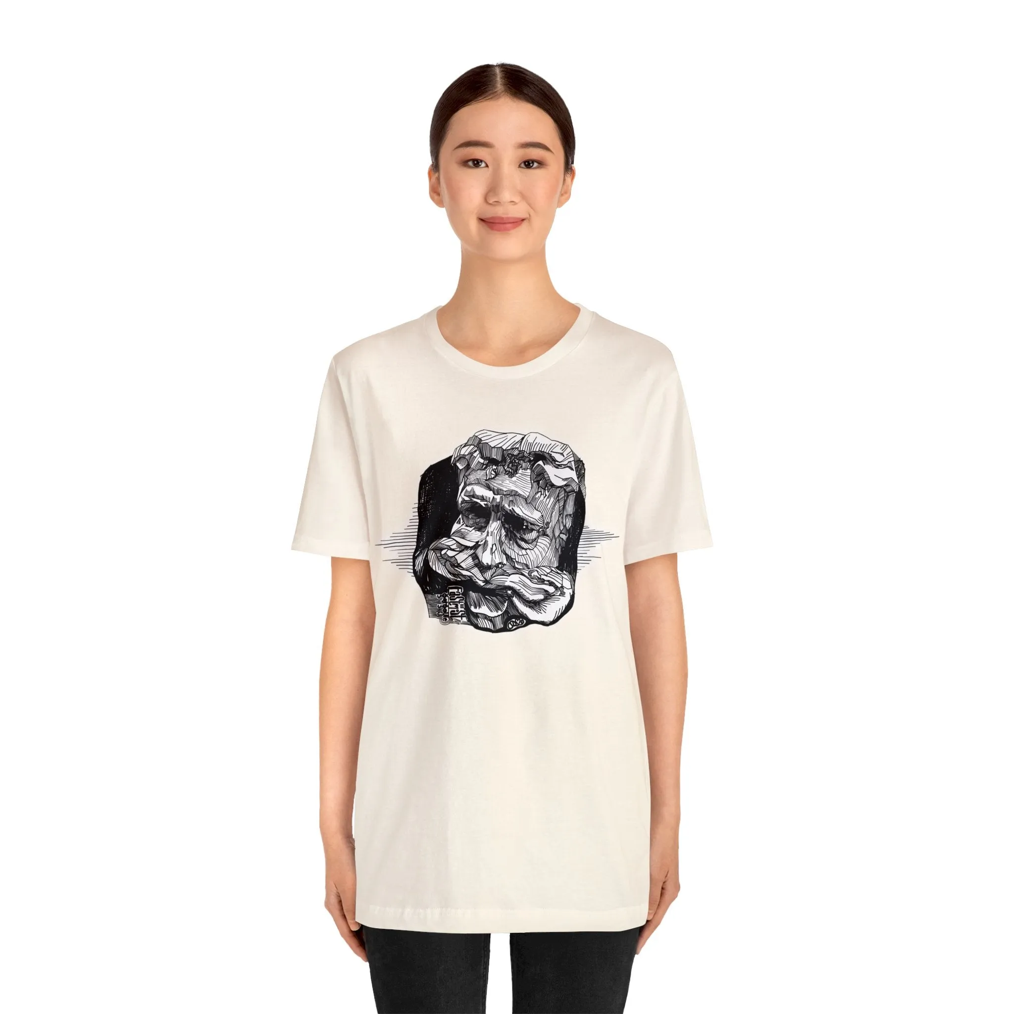 Easternmost Gargoyle of Dunans Bridge Short Sleeve Tee