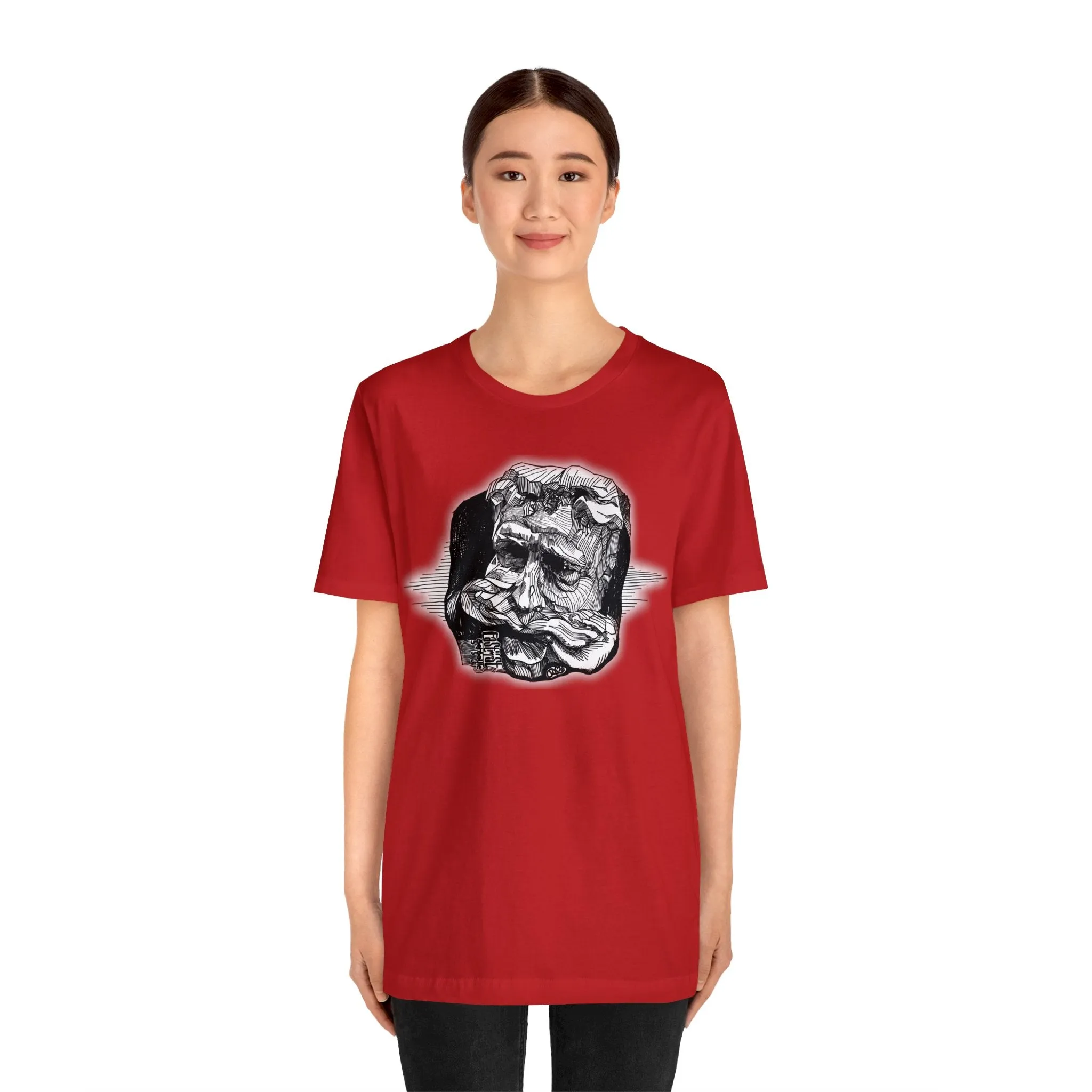 Easternmost Gargoyle of Dunans Bridge Short Sleeve Tee