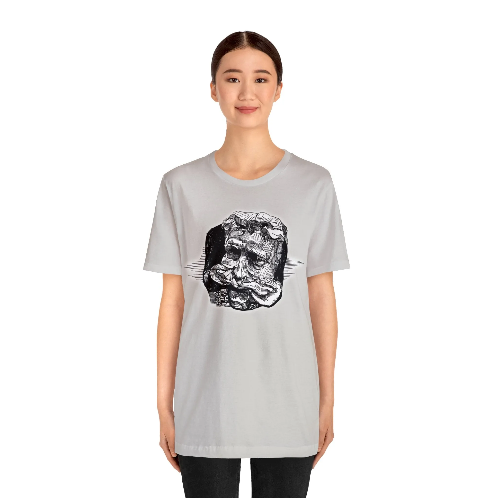 Easternmost Gargoyle of Dunans Bridge Short Sleeve Tee