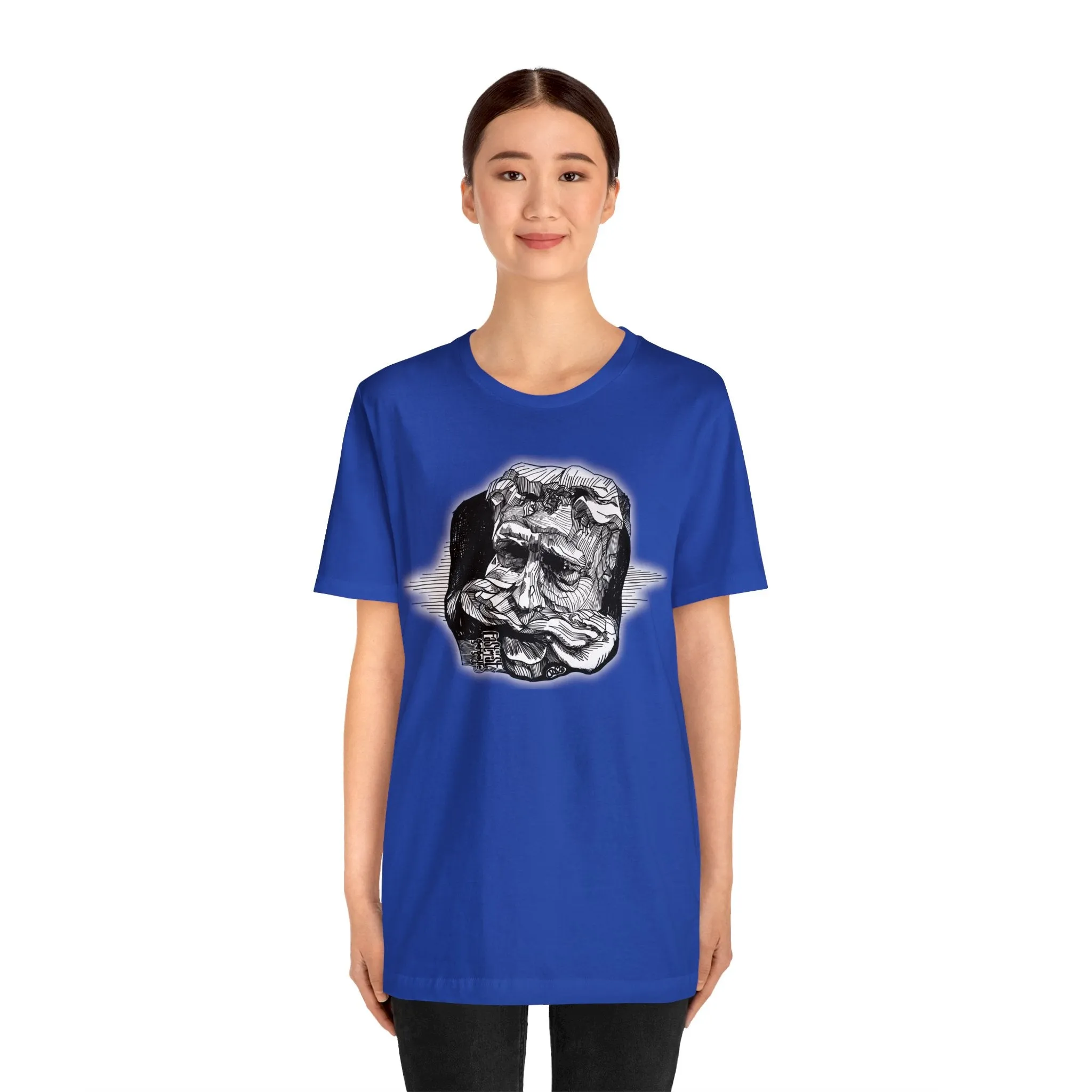 Easternmost Gargoyle of Dunans Bridge Short Sleeve Tee