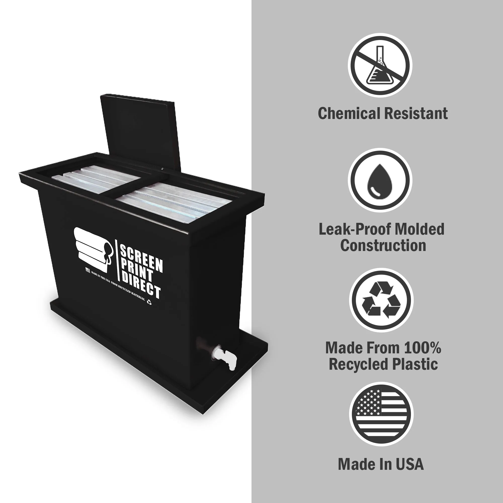 Ecotex® 30 Gallon Screen Printing Dip Tank Kit