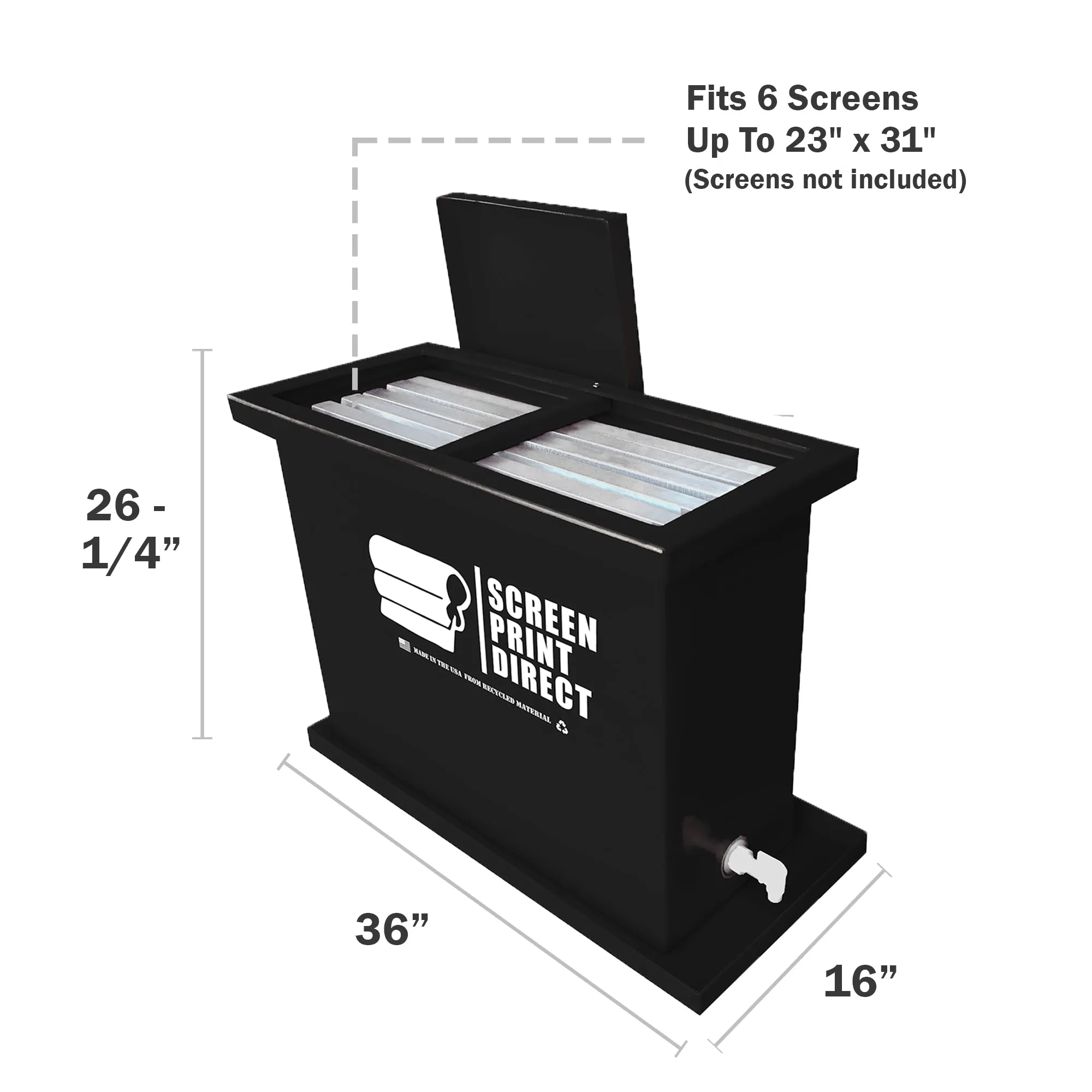 Ecotex® 30 Gallon Screen Printing Dip Tank Kit