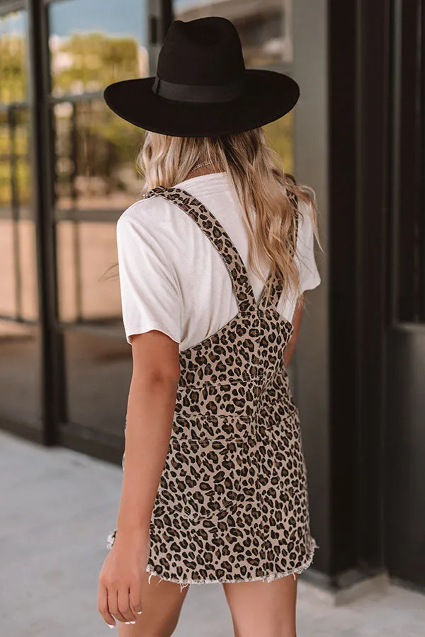 Editor's Pick Leopard Overall Dress