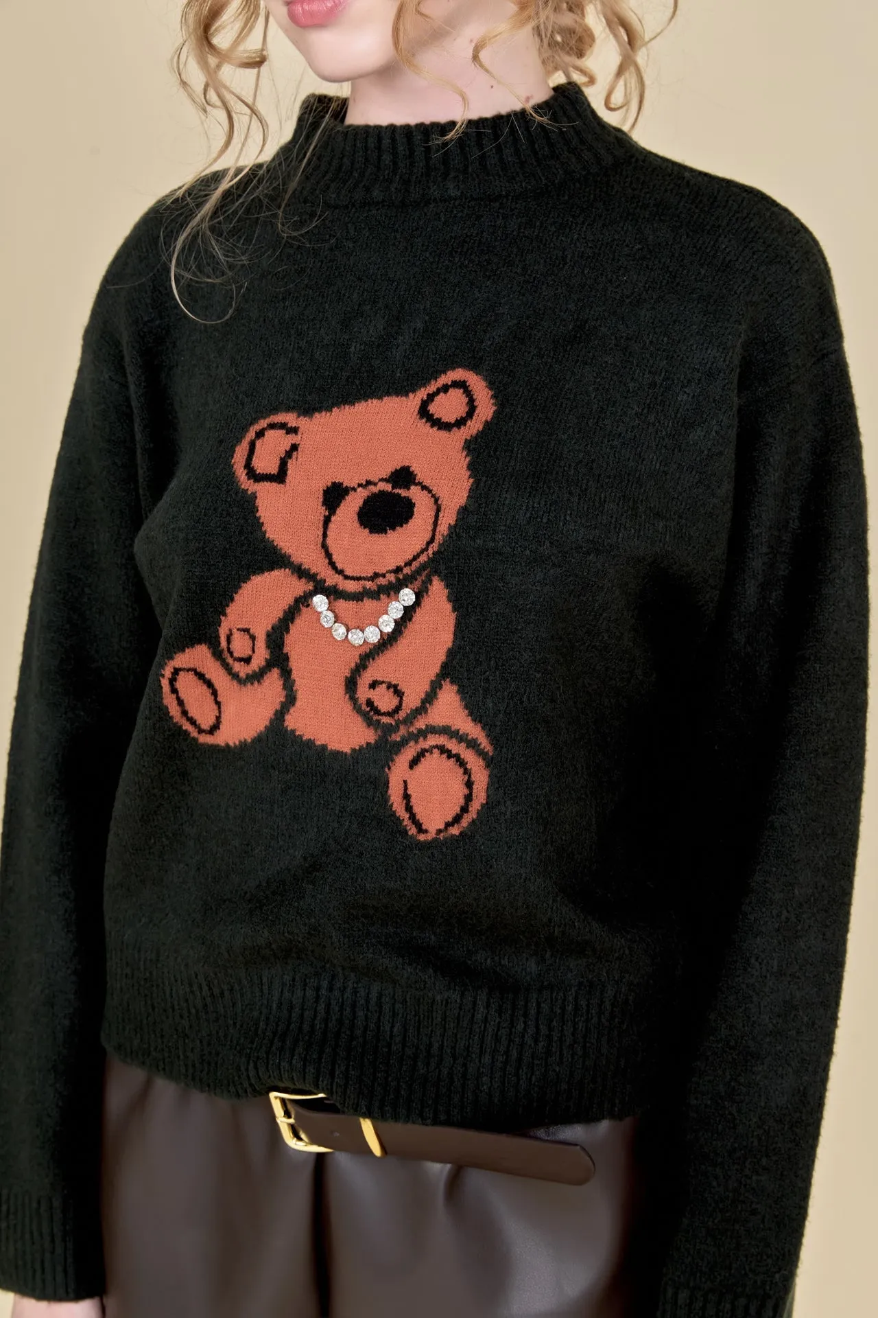 English Factory - Teddy Bear Logo Knit