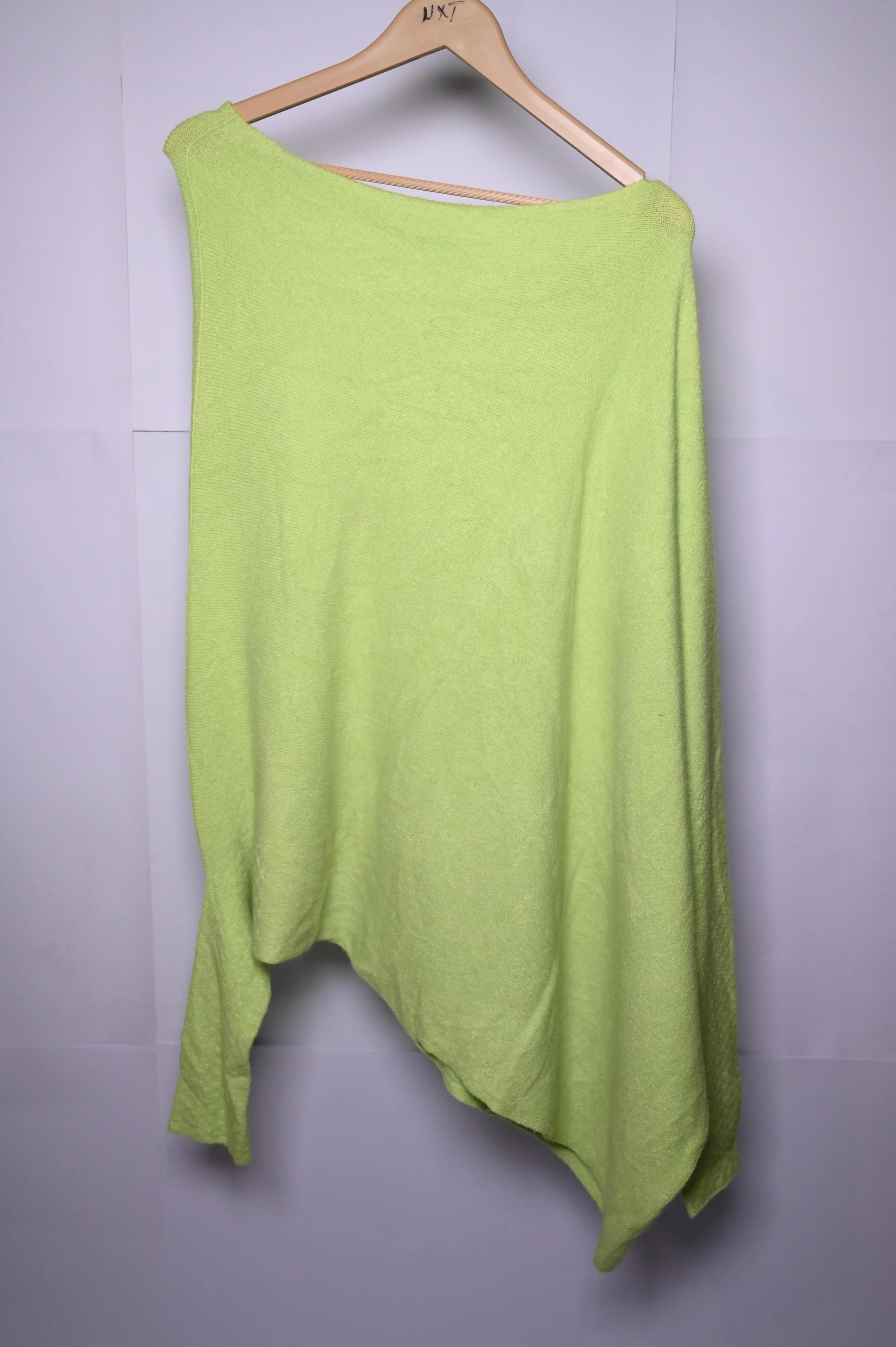 Erika Neon Green Sweater Dress (Large)