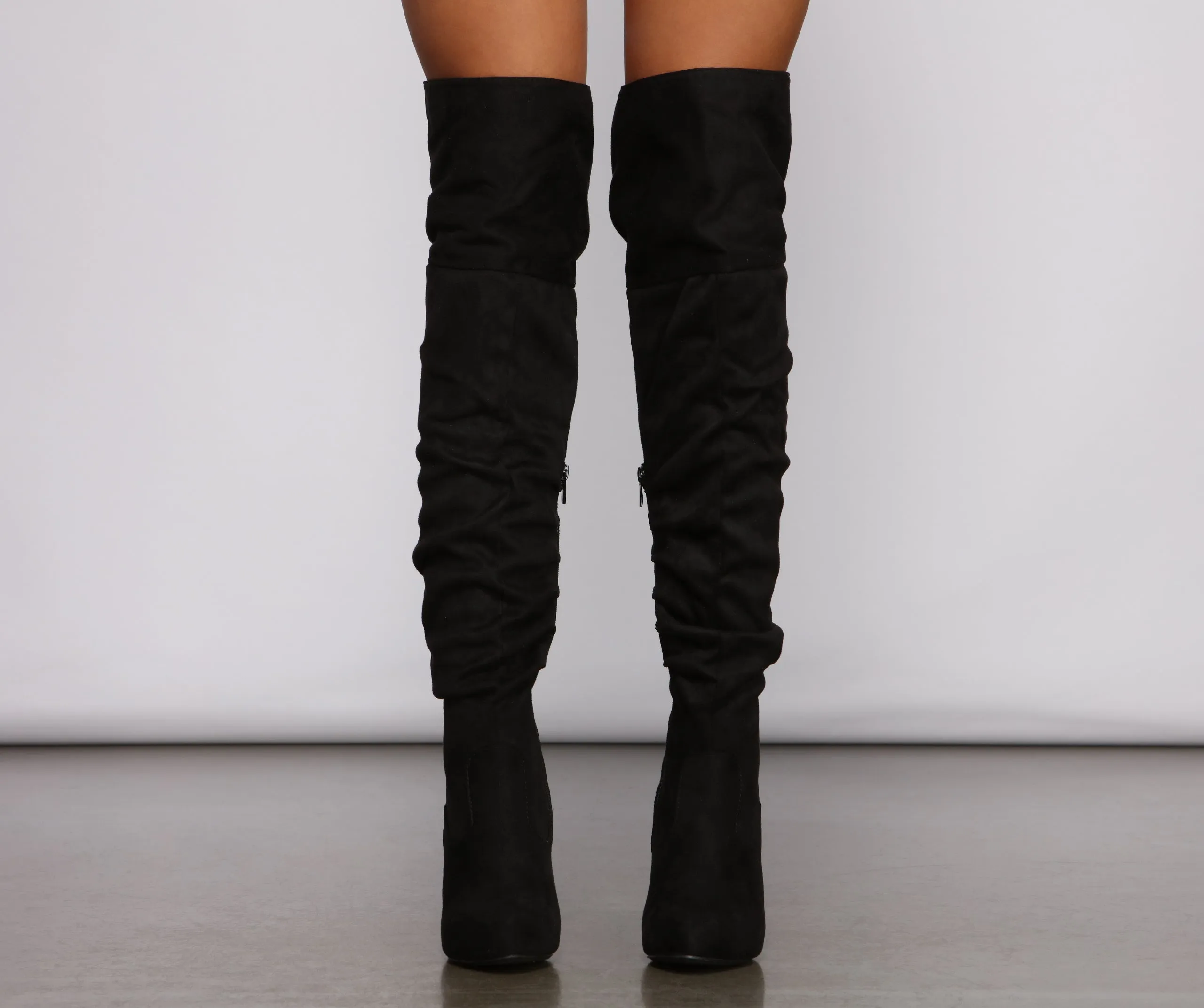 Essential Over the Knee Stiletto Heel Boots