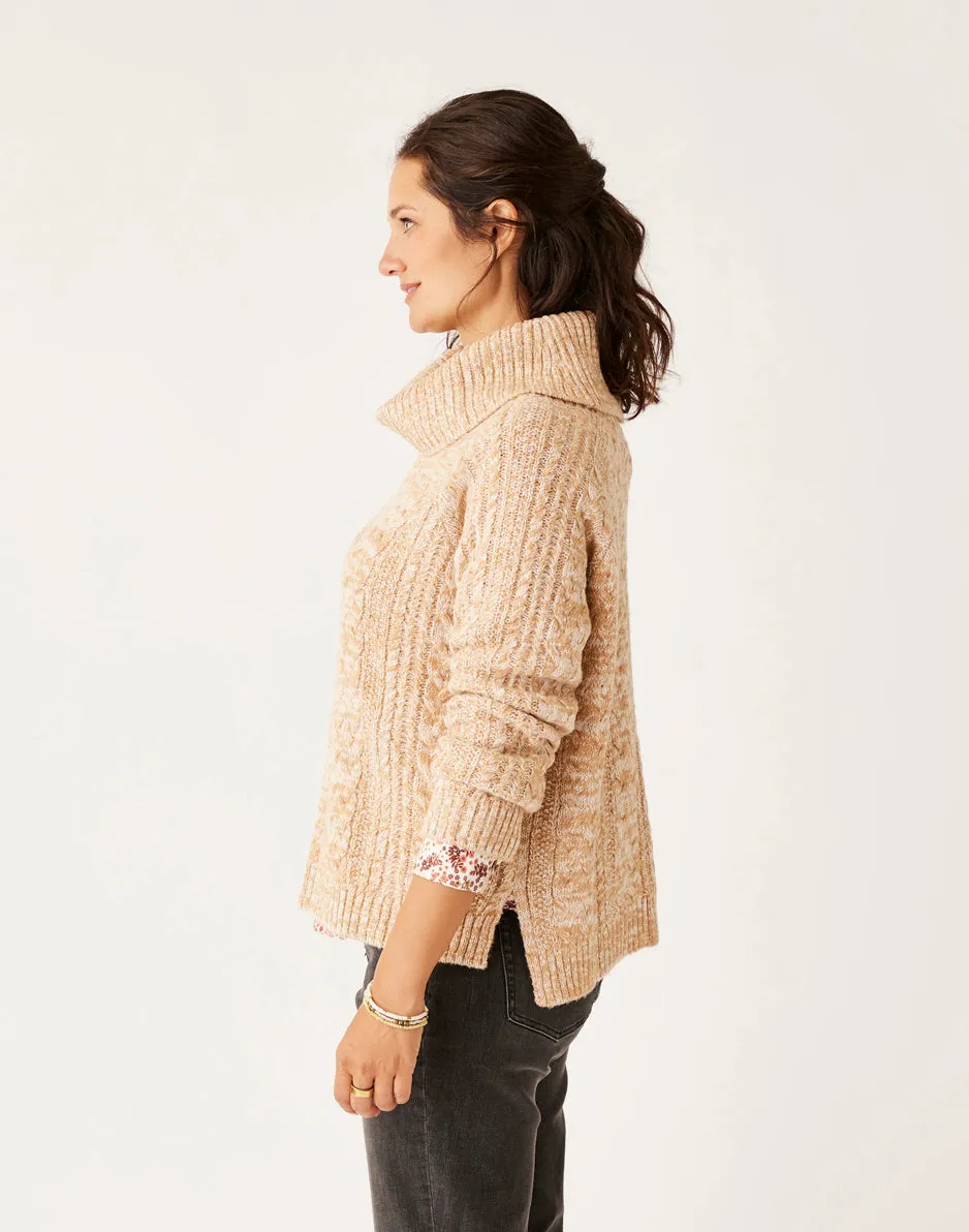 Field Sweater: Camel Heather