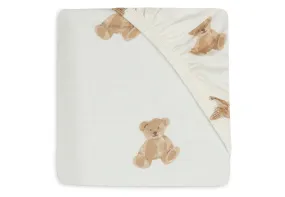 Fitted Sheet Jersey 40/50x80/90cm - Teddy Bear