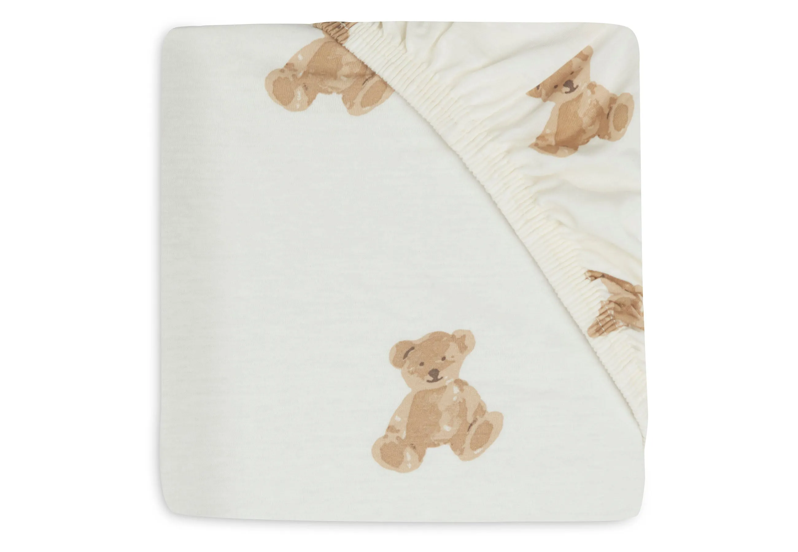 Fitted Sheet Jersey 60x120cm - Teddy Bear