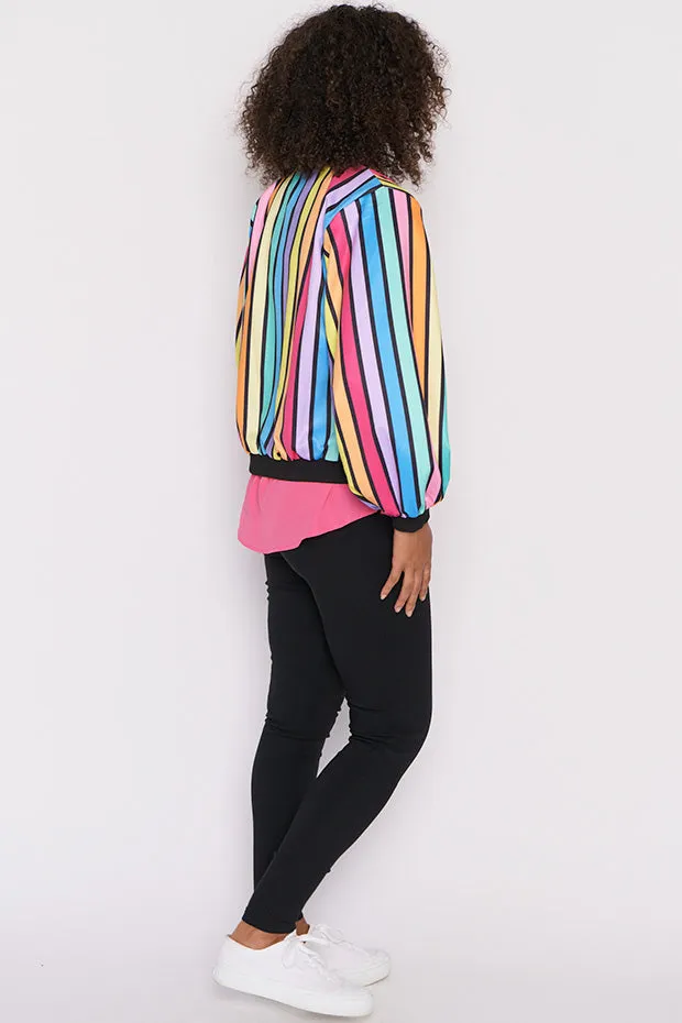 Flashy LPD Black Stripe Bomber