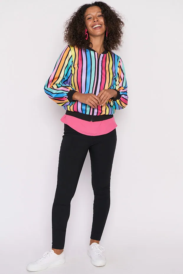 Flashy LPD Black Stripe Bomber