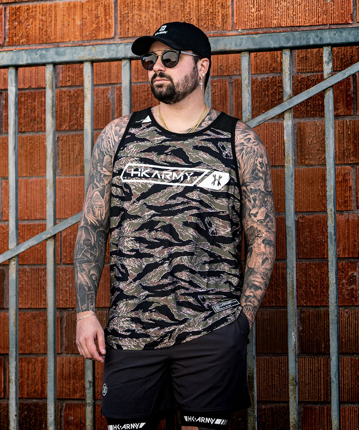 Flex - Athletex Tank Top - Tiger Camo