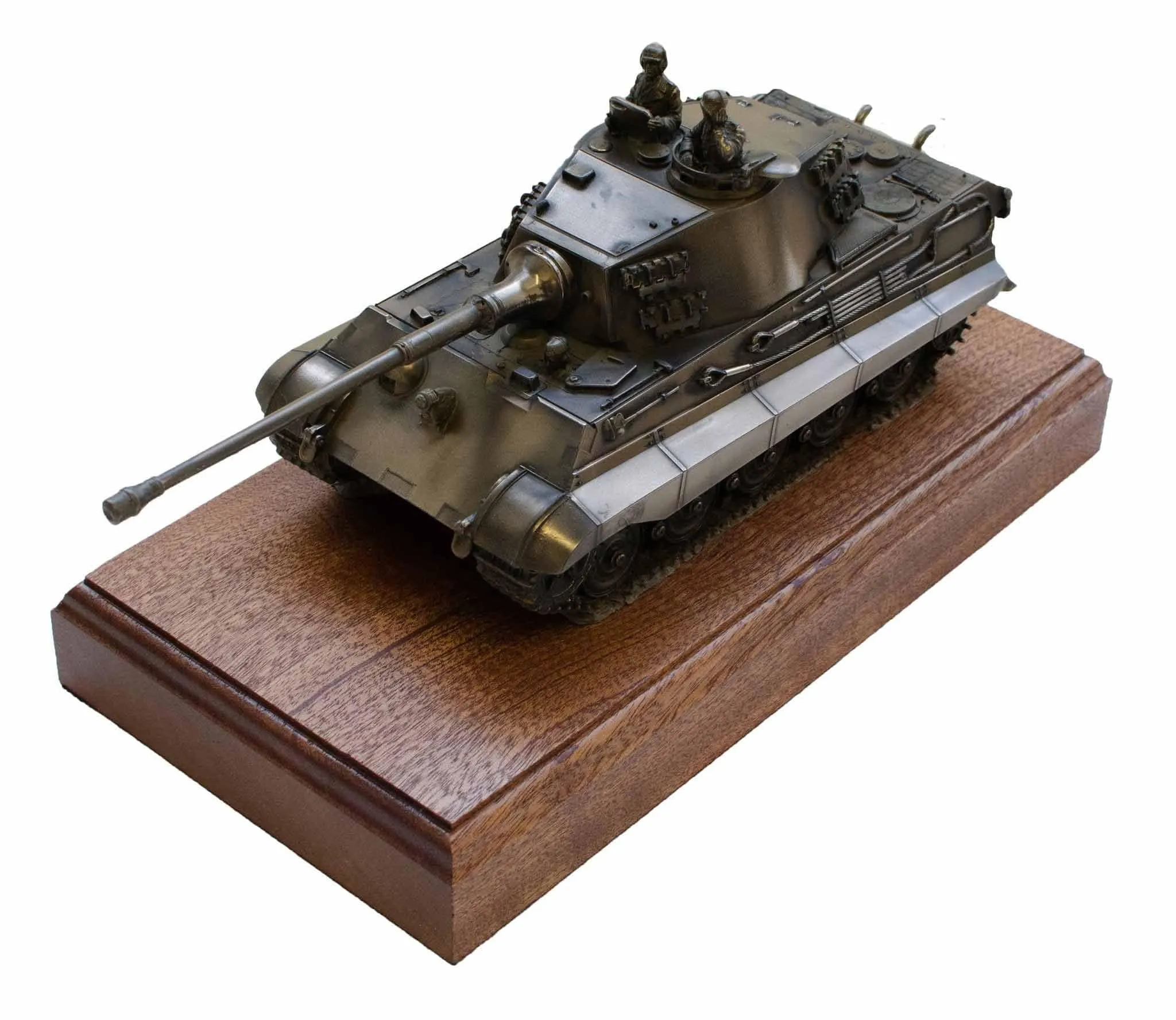 German King Tiger 2 Cast Bronze Tank