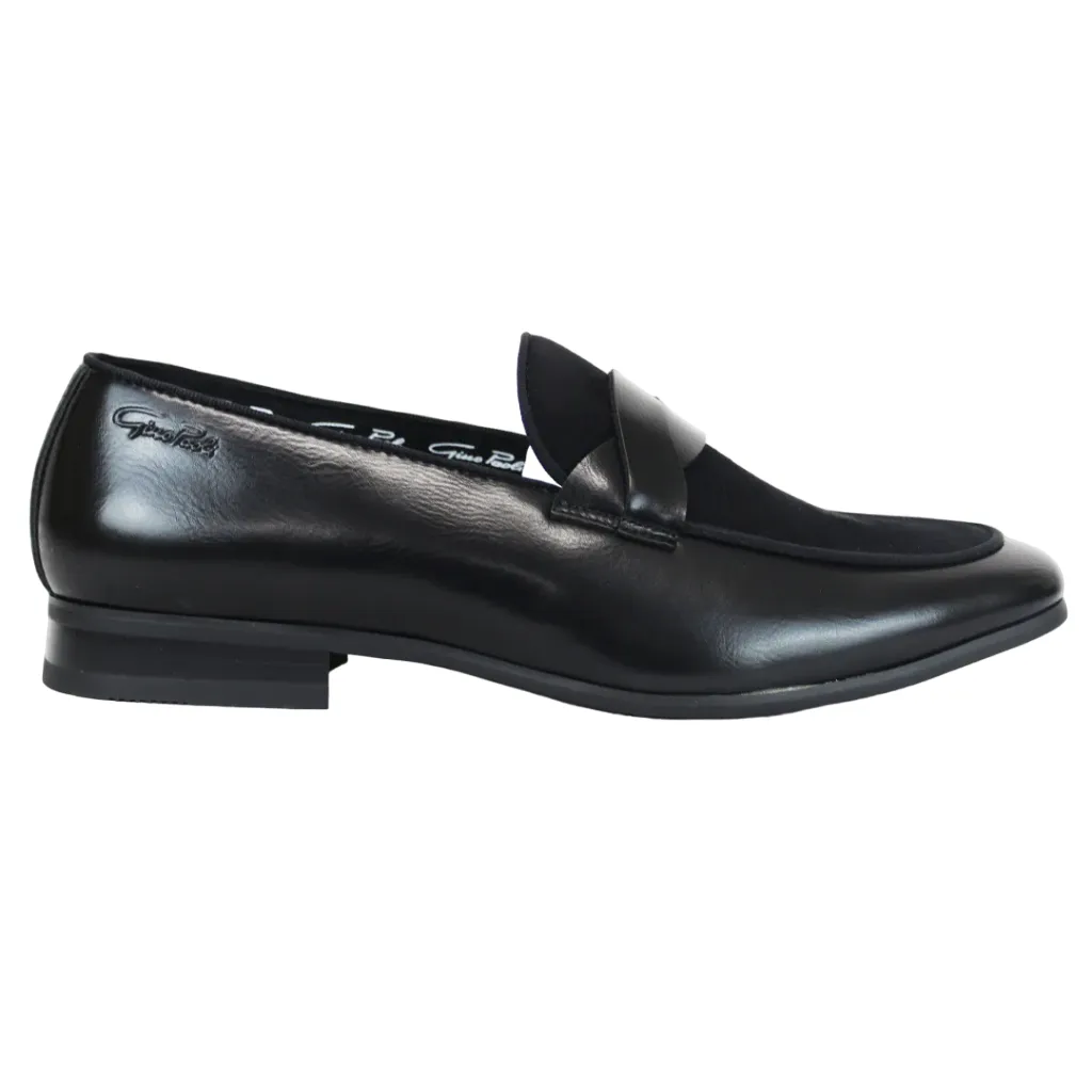 Gino Paoli Black Suede Slip On