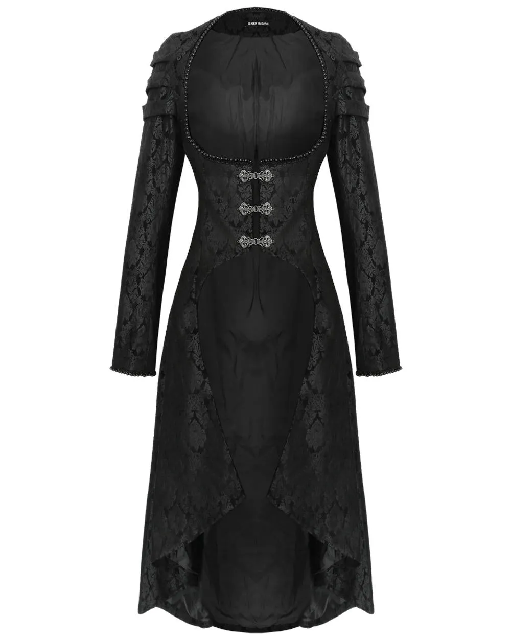 Gothic floor-length cocktail gown jacket coat JW091