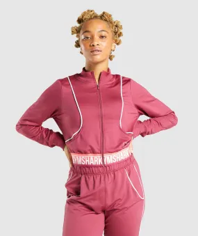 Gymshark Recess Track Top - Pink