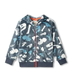 Hatley Dino Fossils Fleece Hooded Jacket