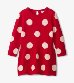 Hatley Polka Dots Sweater Dress