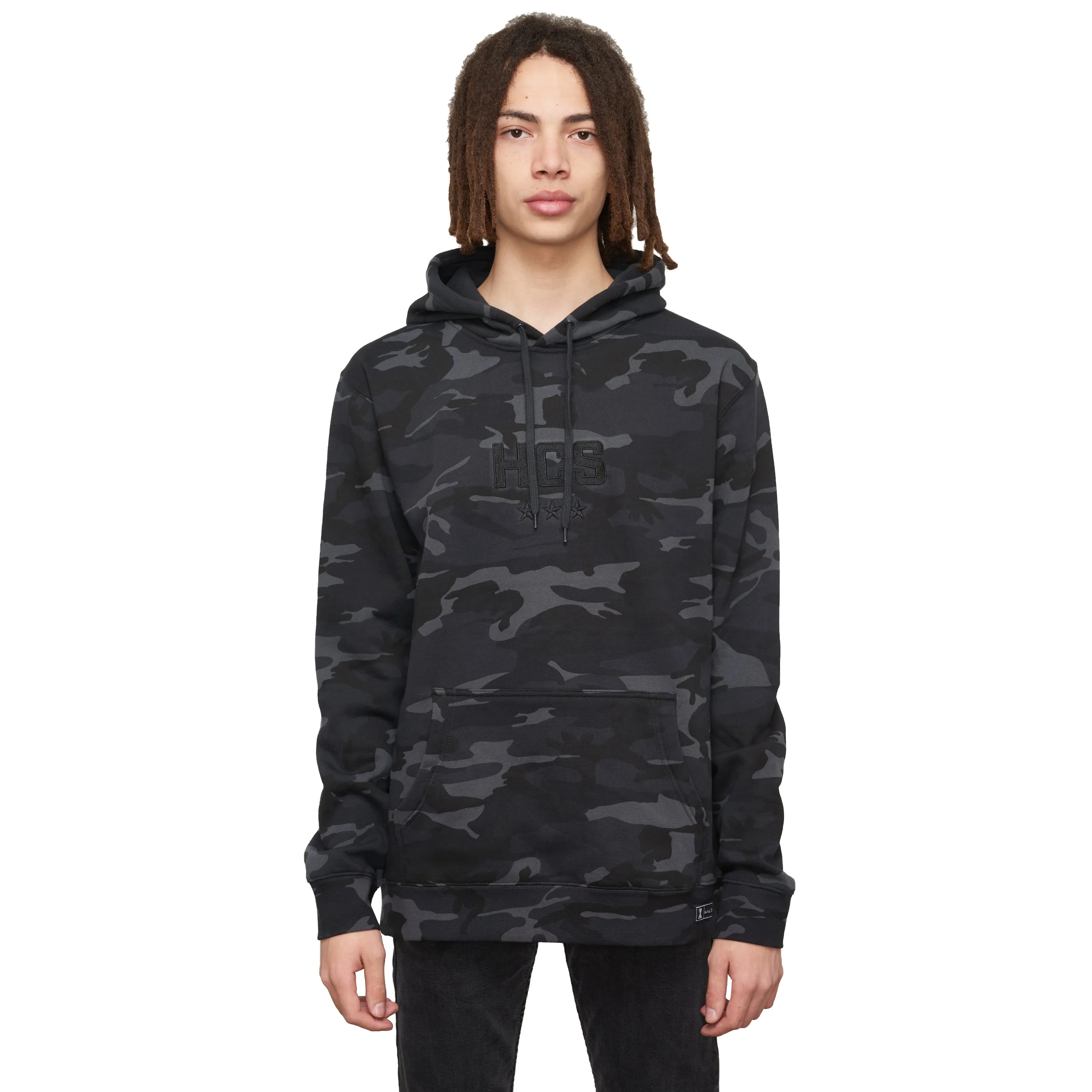 HCS 3 Star Black Camo Hoodie