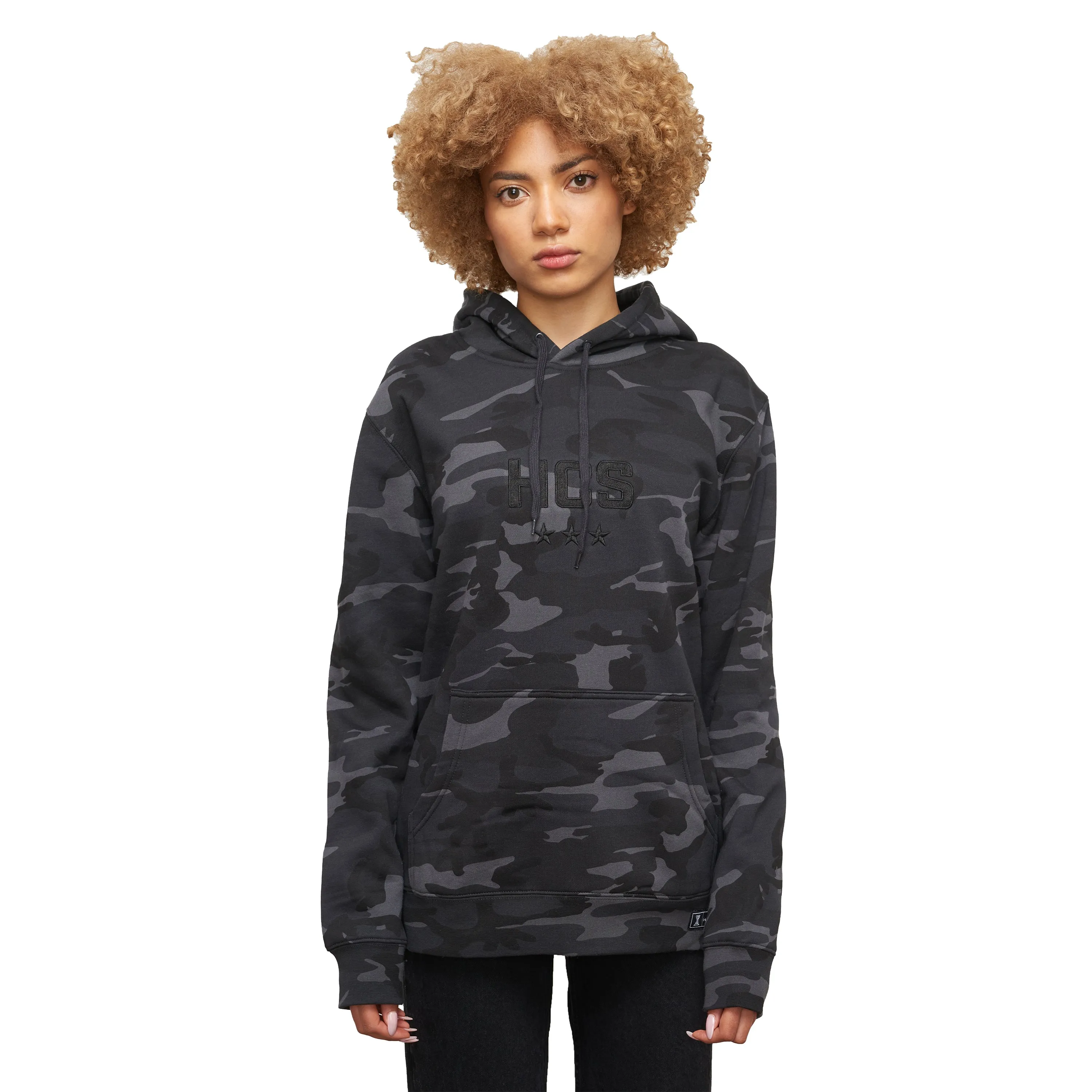 HCS 3 Star Black Camo Hoodie