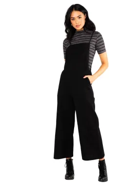 Heartbreaker Crop Jumpsuit - Black