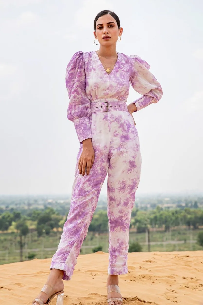 Heather Silk Jumpsuit