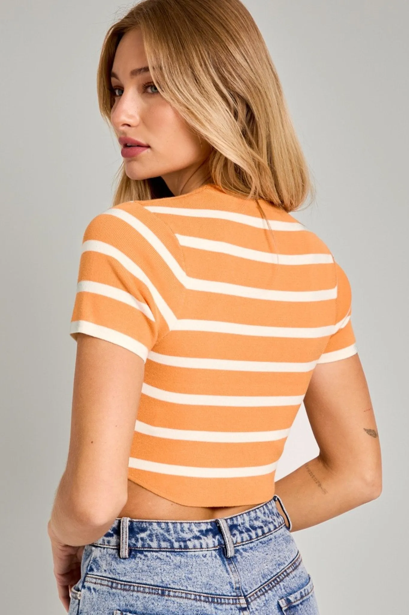 Horizon Lines Crop Top