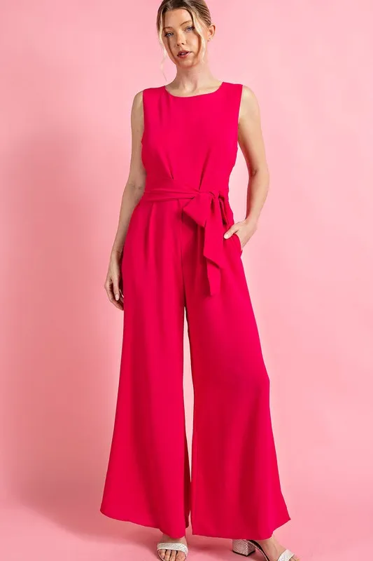 Hot Pink Jumpsuit