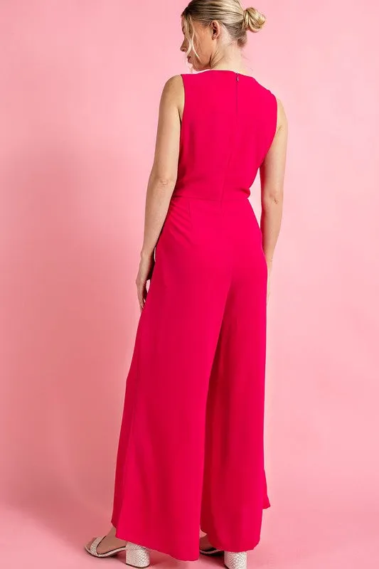 Hot Pink Jumpsuit