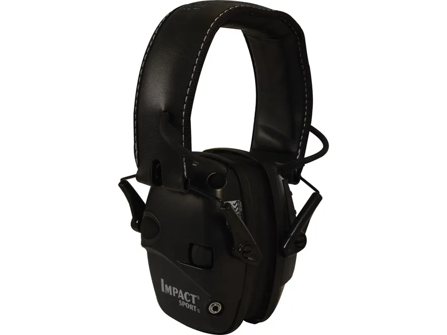 Howard Leight Impact Sport Electronic Ear Muffs Black (NRR 22 dB)