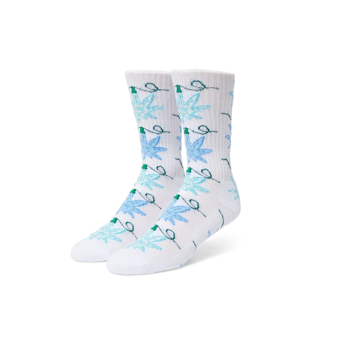 HUF Lights Green Buddy Sock