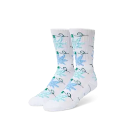 HUF Lights Green Buddy Sock