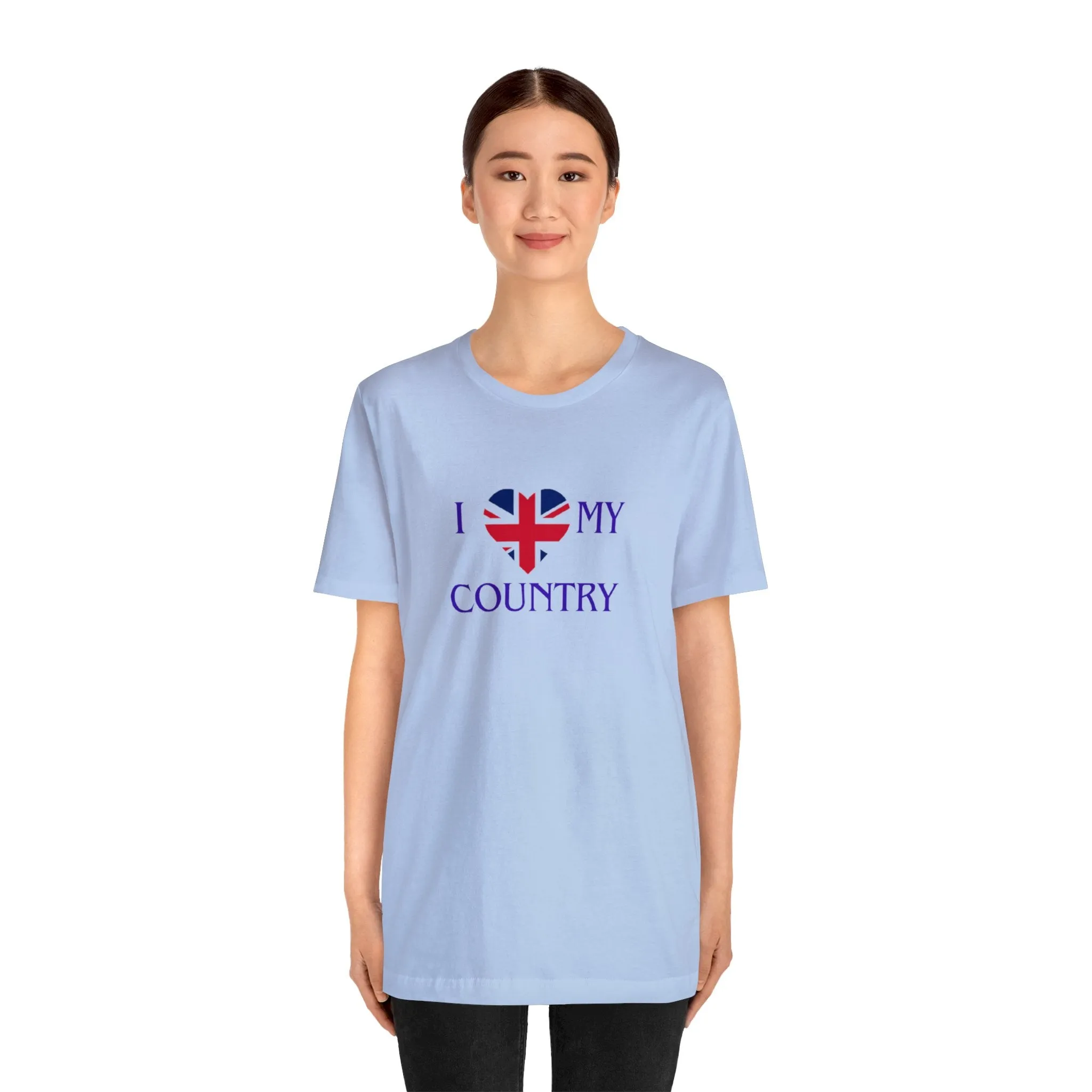 I love Great Britain Unisex Jersey Short Sleeve Tee