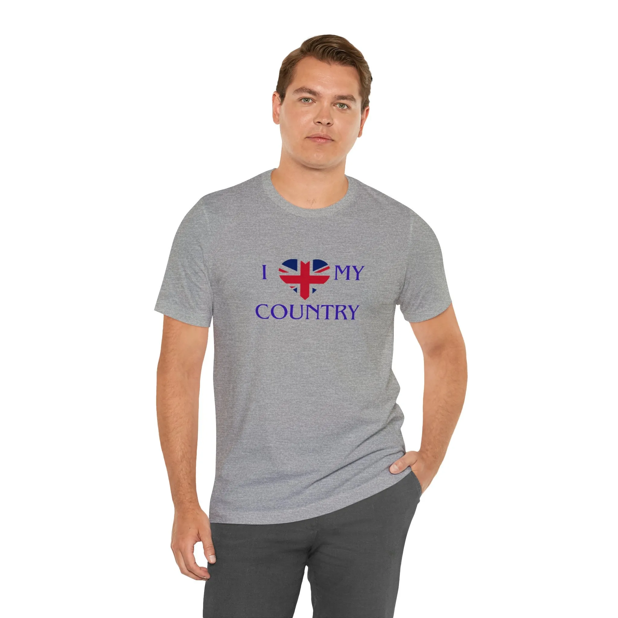 I love Great Britain Unisex Jersey Short Sleeve Tee