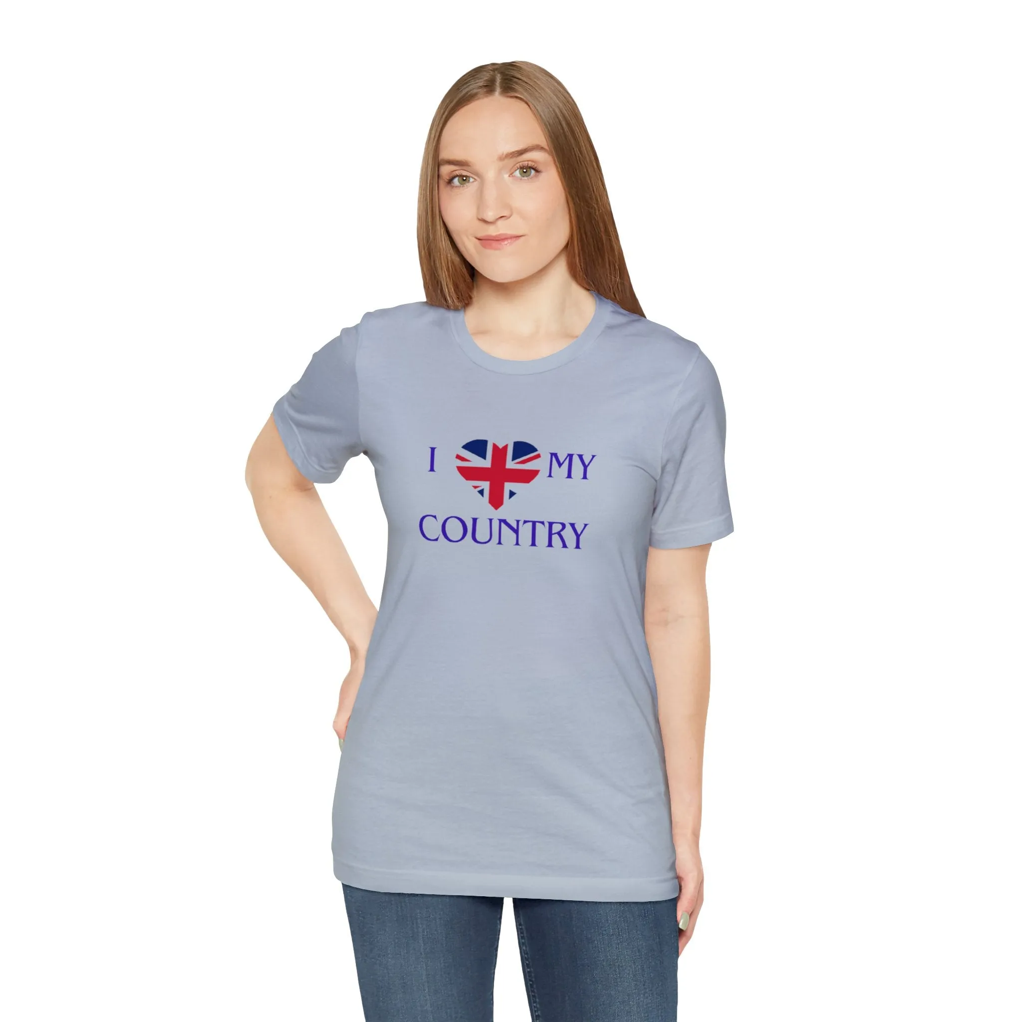 I love Great Britain Unisex Jersey Short Sleeve Tee