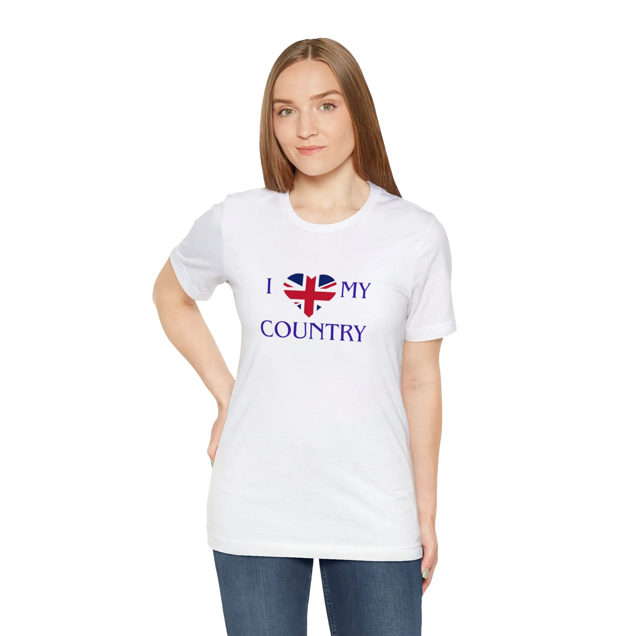 I love Great Britain Unisex Jersey Short Sleeve Tee