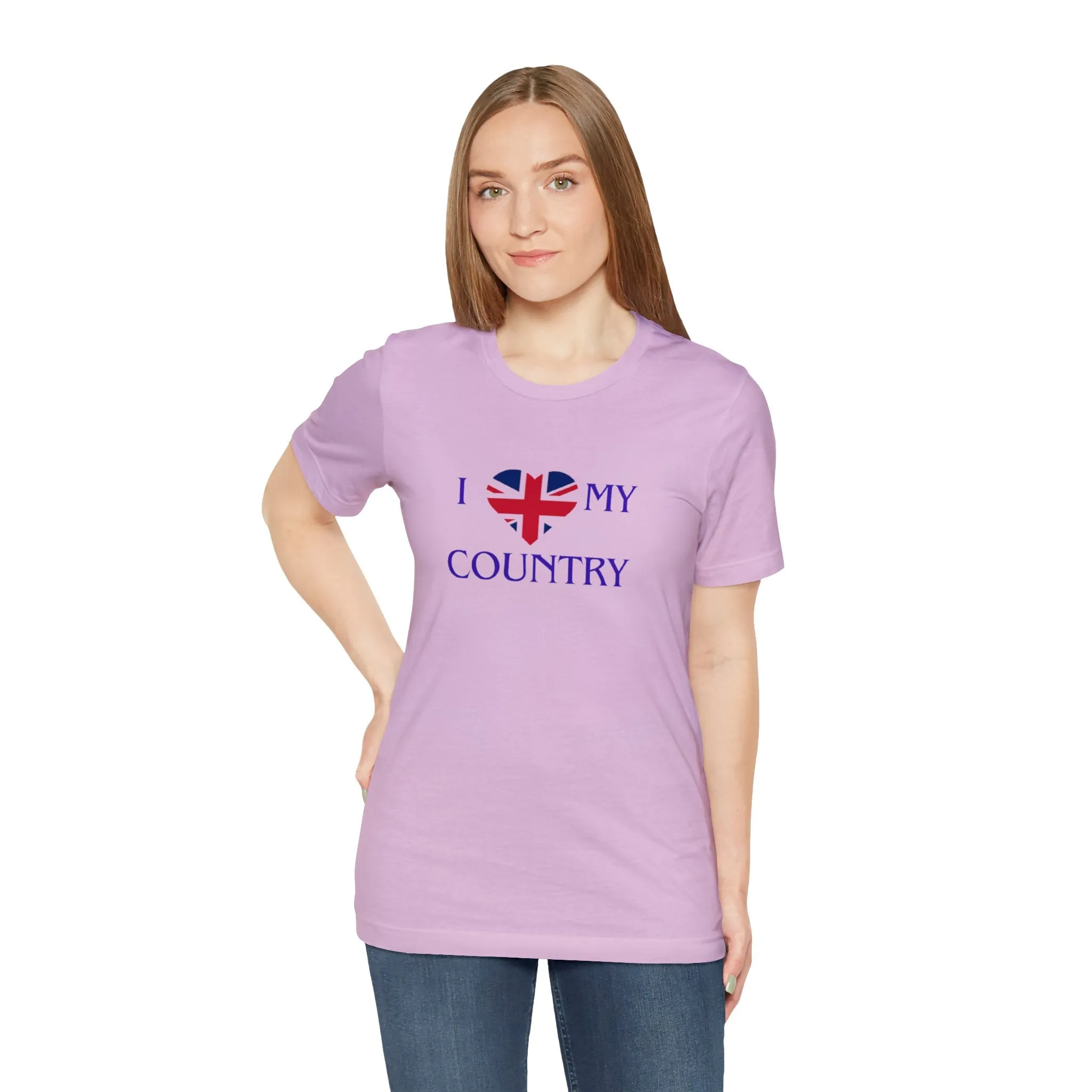 I love Great Britain Unisex Jersey Short Sleeve Tee