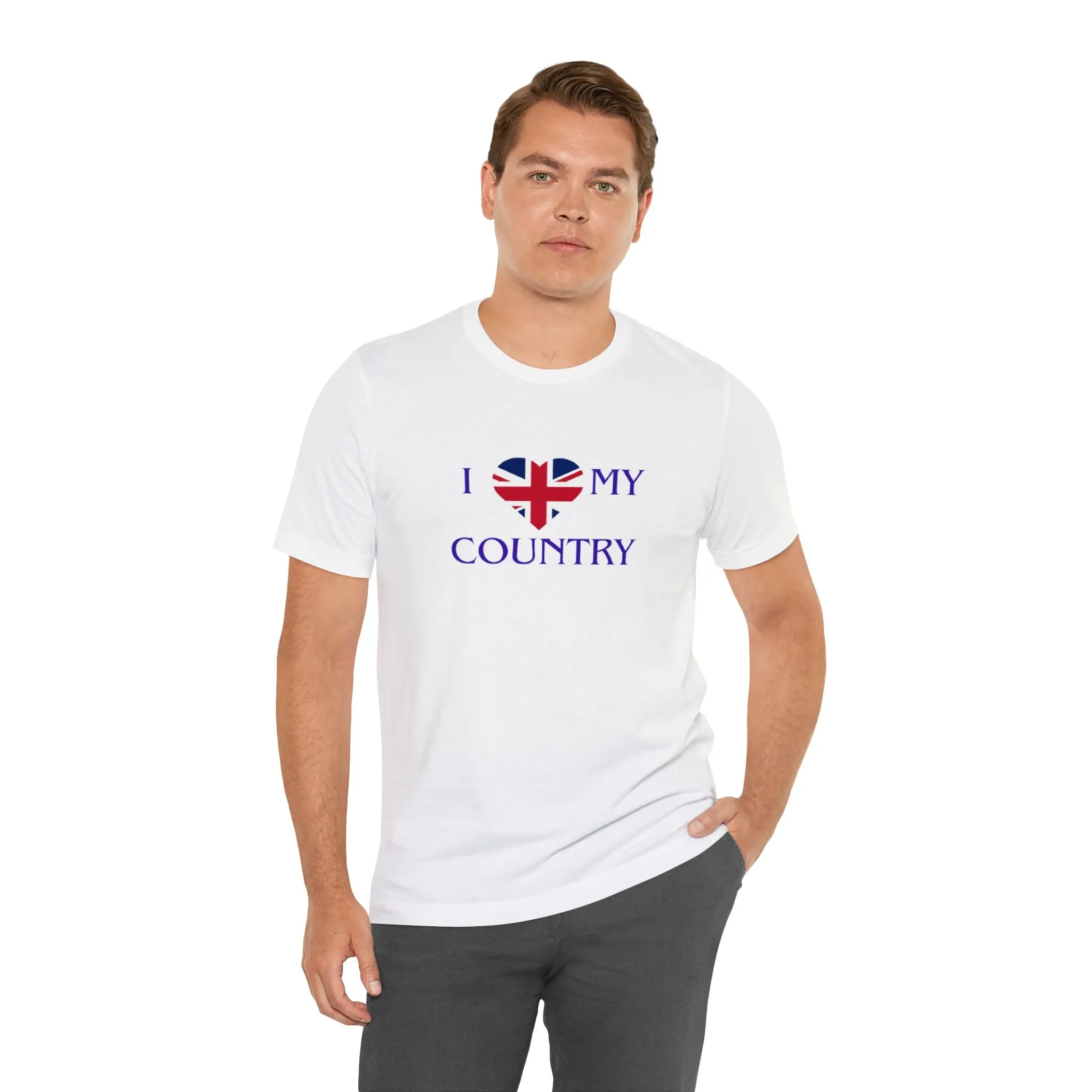 I love Great Britain Unisex Jersey Short Sleeve Tee