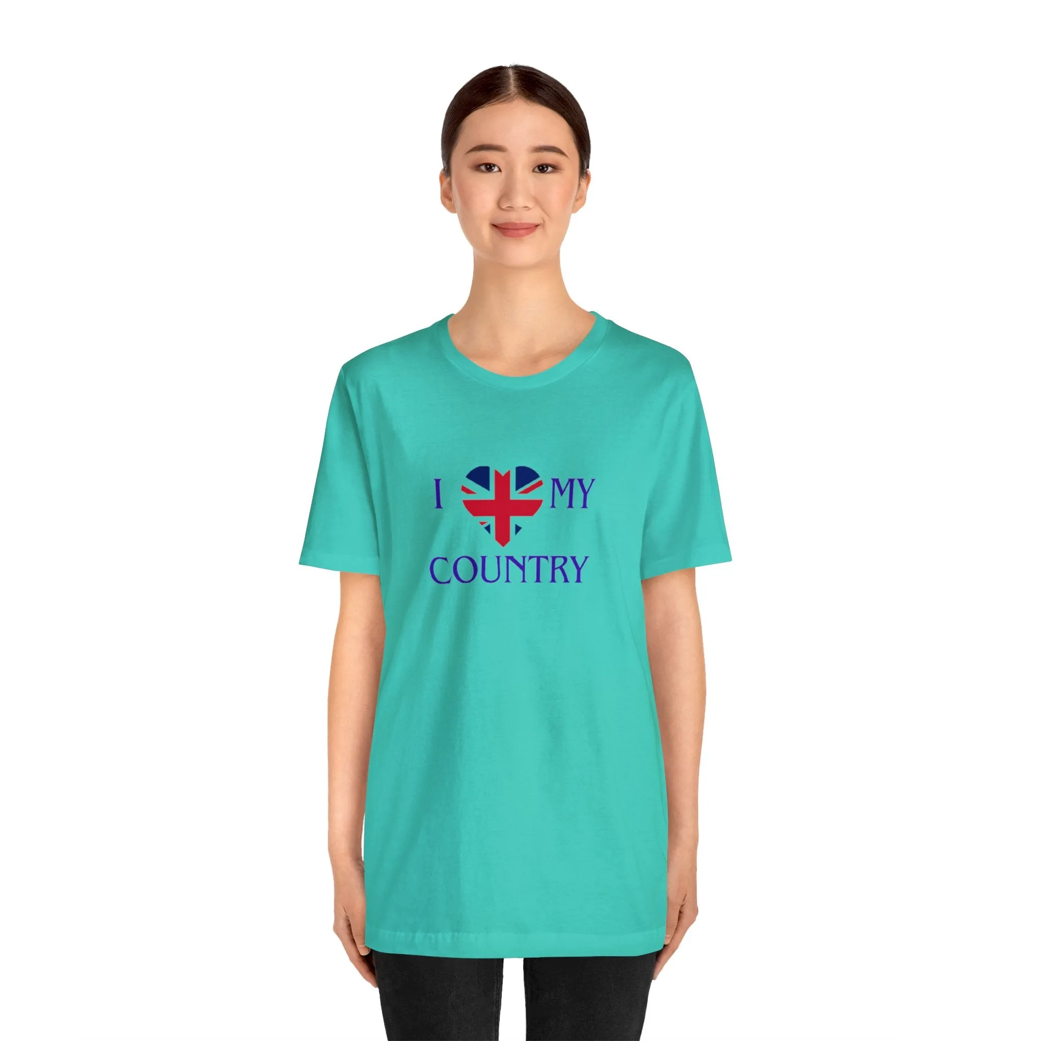 I love Great Britain Unisex Jersey Short Sleeve Tee