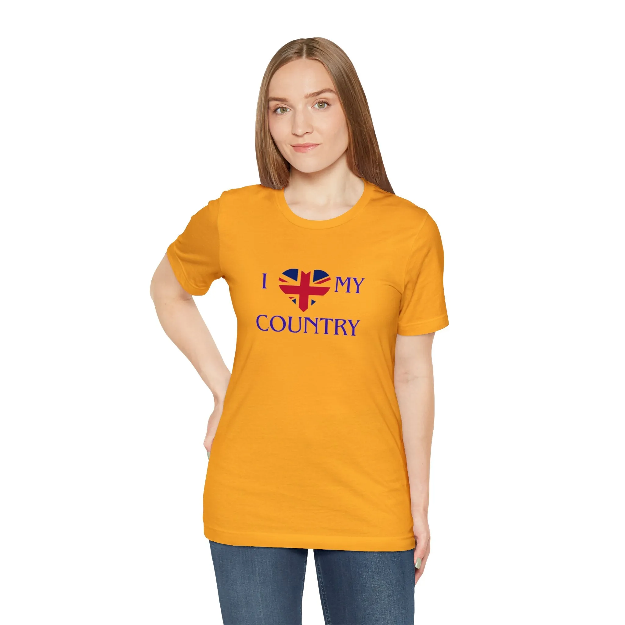 I love Great Britain Unisex Jersey Short Sleeve Tee