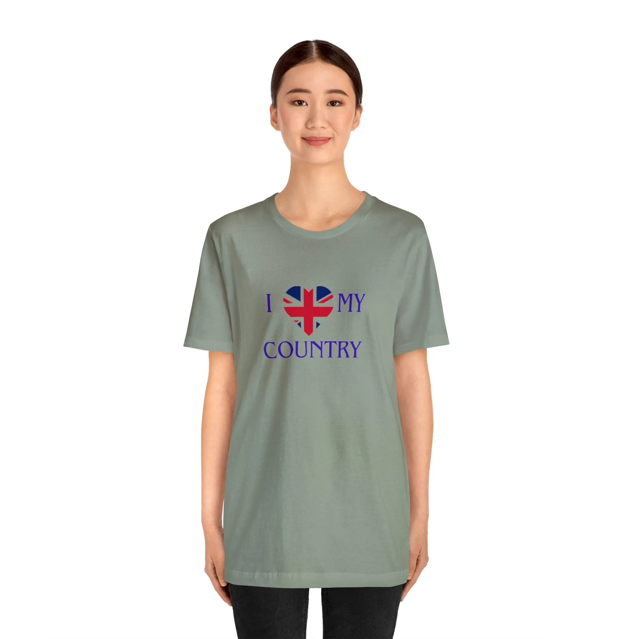 I love Great Britain Unisex Jersey Short Sleeve Tee