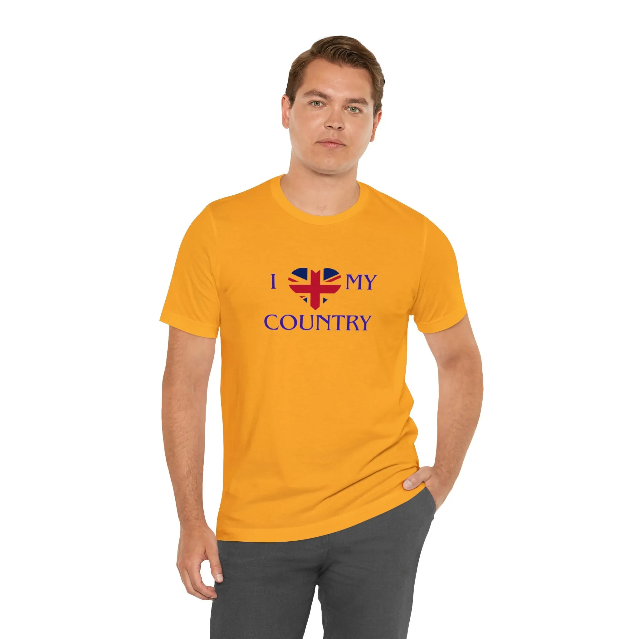 I love Great Britain Unisex Jersey Short Sleeve Tee