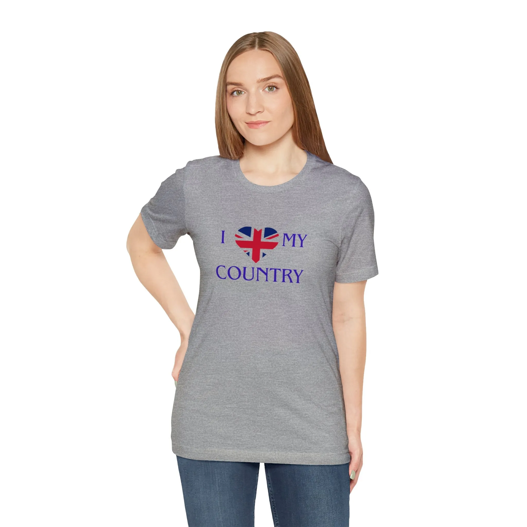 I love Great Britain Unisex Jersey Short Sleeve Tee