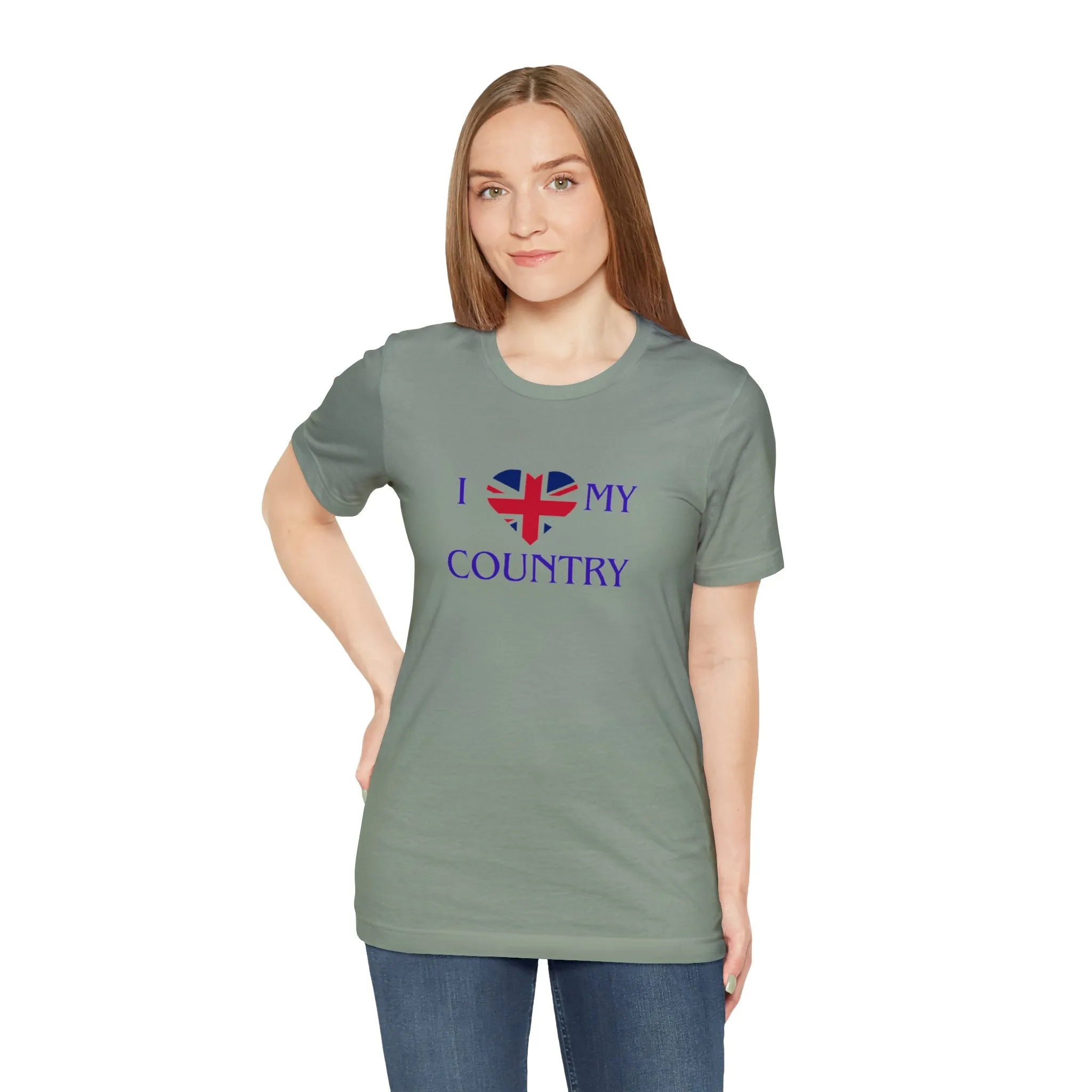 I love Great Britain Unisex Jersey Short Sleeve Tee