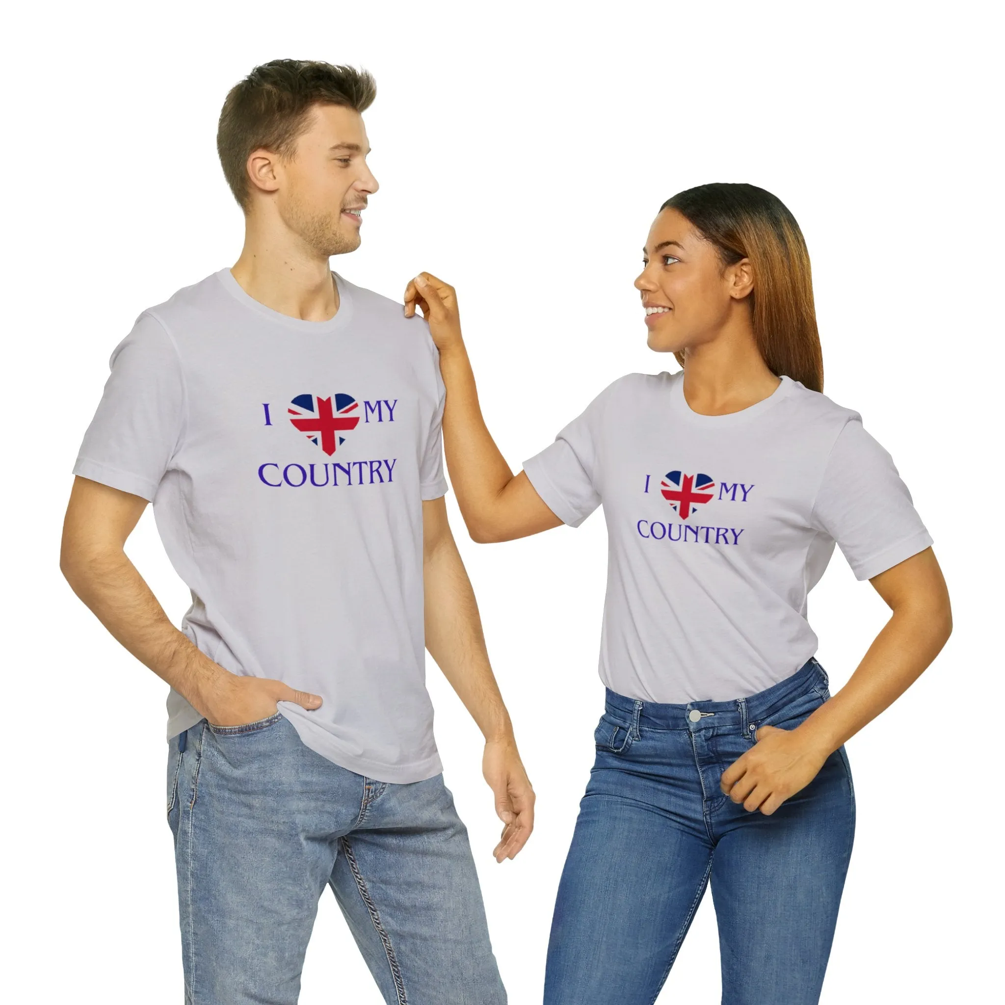 I love Great Britain Unisex Jersey Short Sleeve Tee