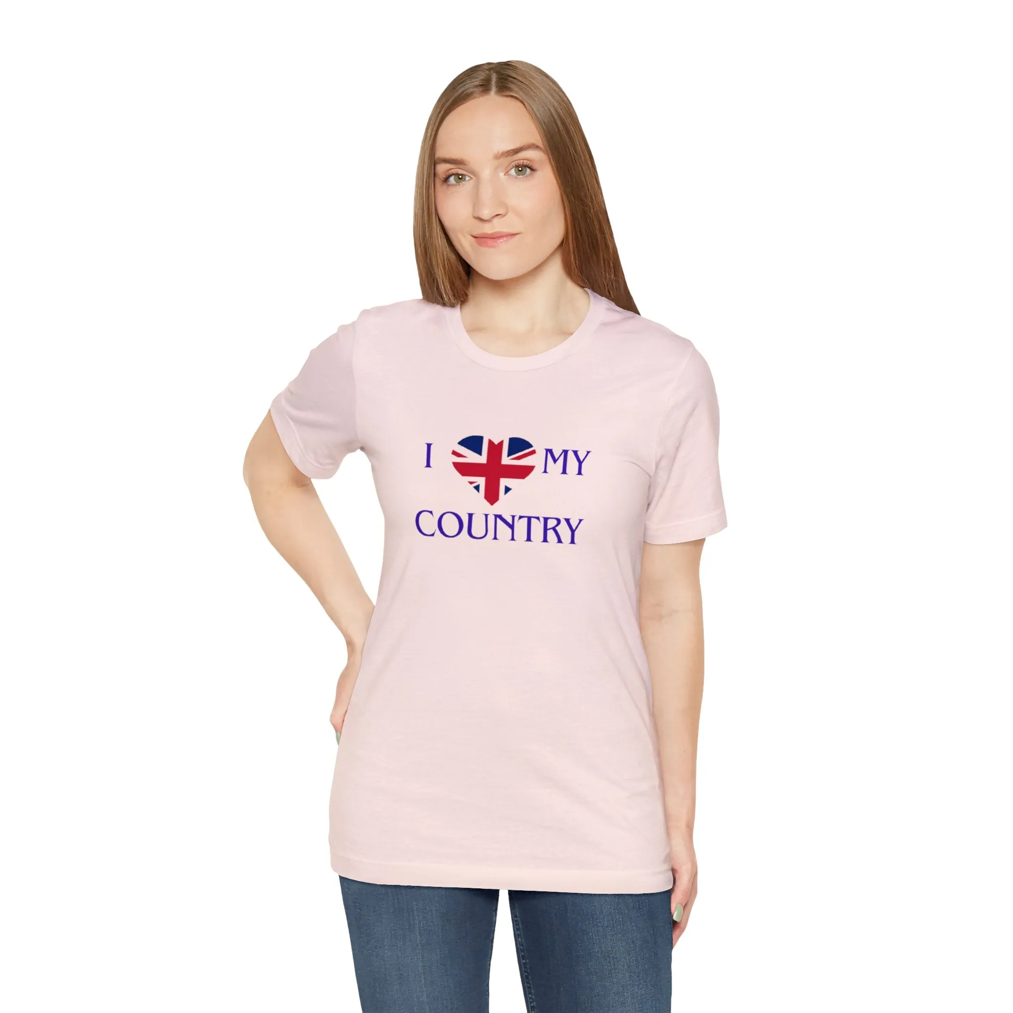 I love Great Britain Unisex Jersey Short Sleeve Tee