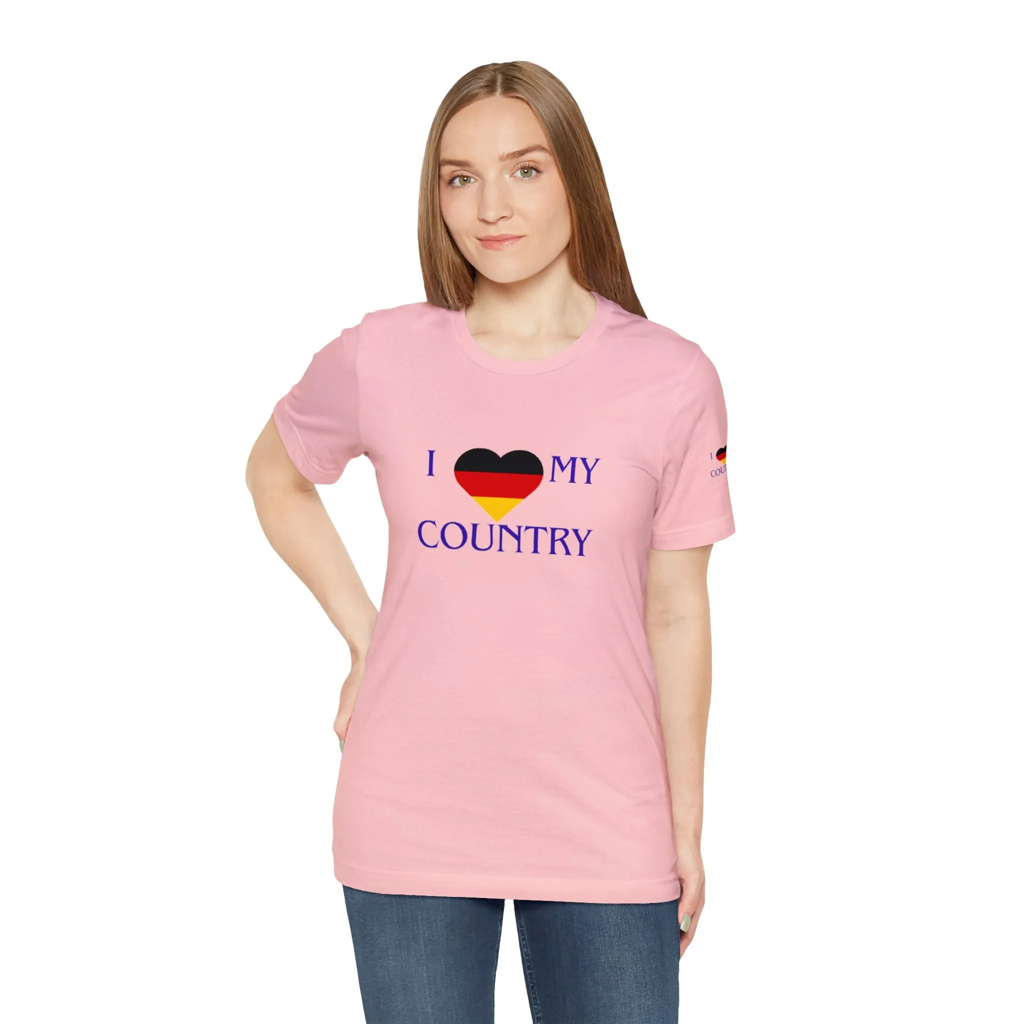 I love my Country Germany Unisex Jersey Short Sleeve Tee